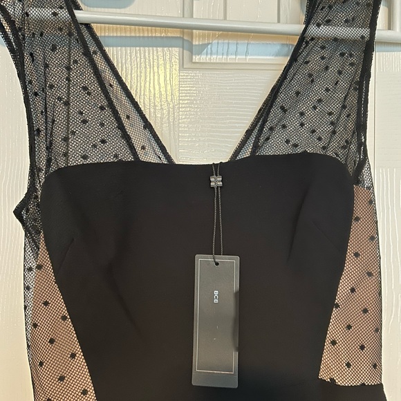 BCBGMAXAZRIA Adriana Asymmetrical Ruffle-Skirt Dress - Picture 2 of 5